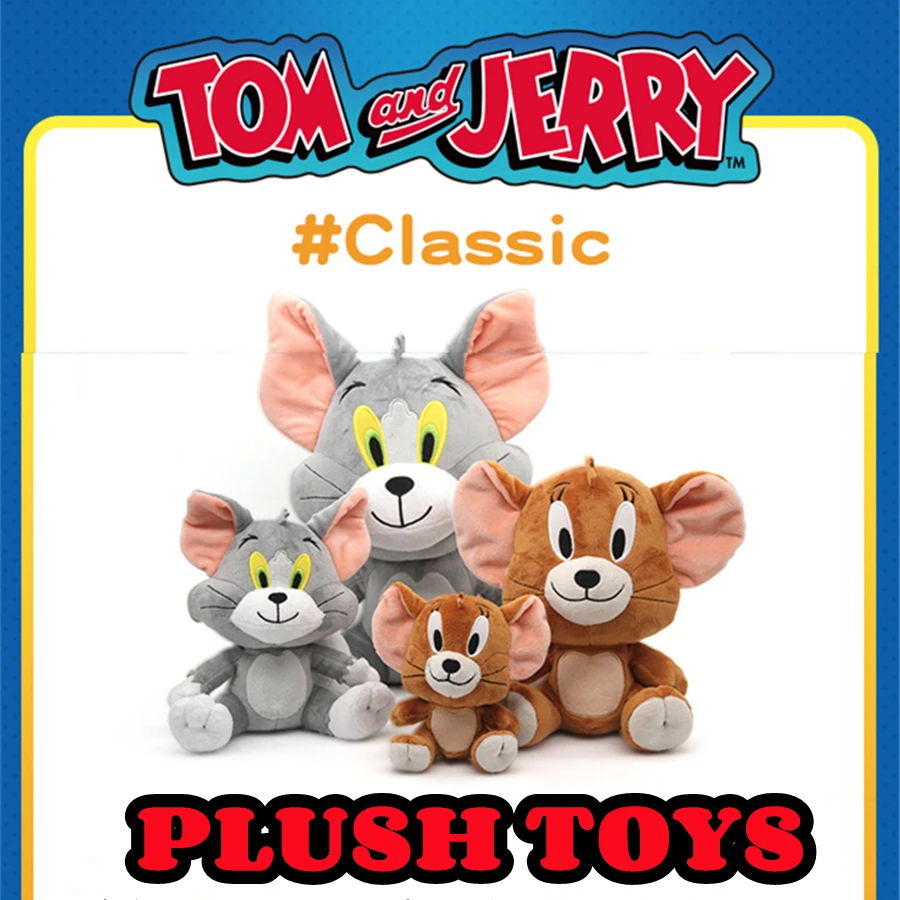 Chibi Tom And Jerry Plush Toy Cartoon Movie Cat Tuffy Nibbles Mouse Plushies Stuffed Animals Soap Action Figure Studio Doll Toys
Chibi Tom And Jerry Plush Toy Cartoon Movie Cat Tuffy Nibbles Mouse Plushies Stuffed Animals Soap Action Figure Studio Doll Toys