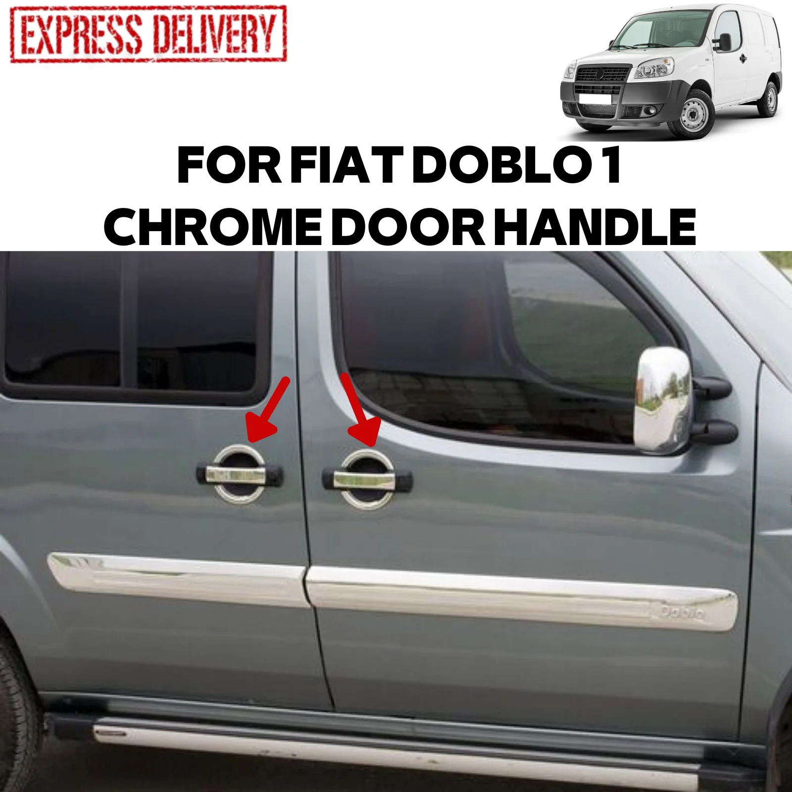 Хромированная дверная ручка для Fiat DOBLO 1 2000-2010, 8 шт., накладка из нержавеющей стали, уличный аксессуар, Модифицированная боковая панель, дорож...
Хромированная дверная ручка для Fiat DOBLO 1 2000-2010, 8 шт., накладка из нержавеющей стали, уличный аксессуар, Модифицированная боковая панель, дорож...