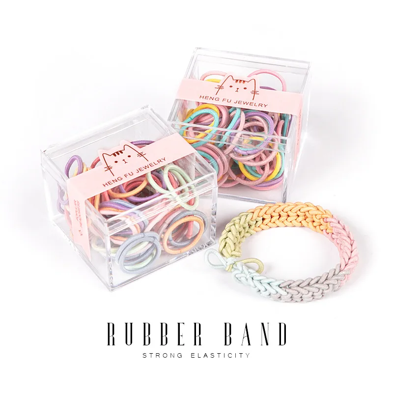 Fashion Korean Style Women Ins Box Gift Seamless Hair Rope High Quality Elastic Hair Bands Candy Color Girls Hair Accessories
Fashion Korean Style Women Ins Box Gift Seamless Hair Rope High Quality Elastic Hair Bands Candy Color Girls Hair Accessories