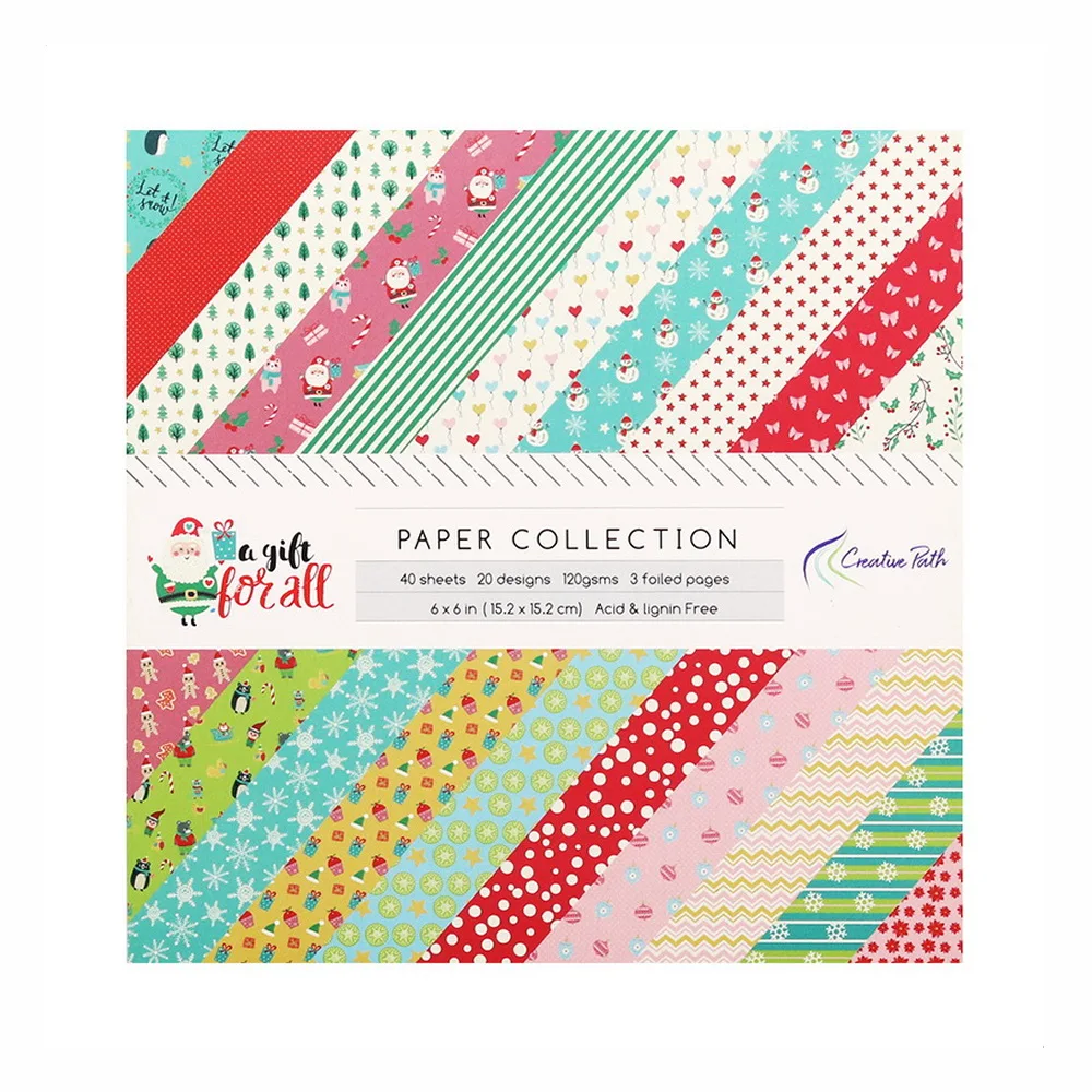 Creative Path 6"x6 Inch Scrapbooking Pattern Craft Designer Decorative Papers One Side Designs Background Origami Pack Acid Free
Creative Path 6"x6 Inch Scrapbooking Pattern Craft Designer Decorative Papers One Side Designs Background Origami Pack Acid Free