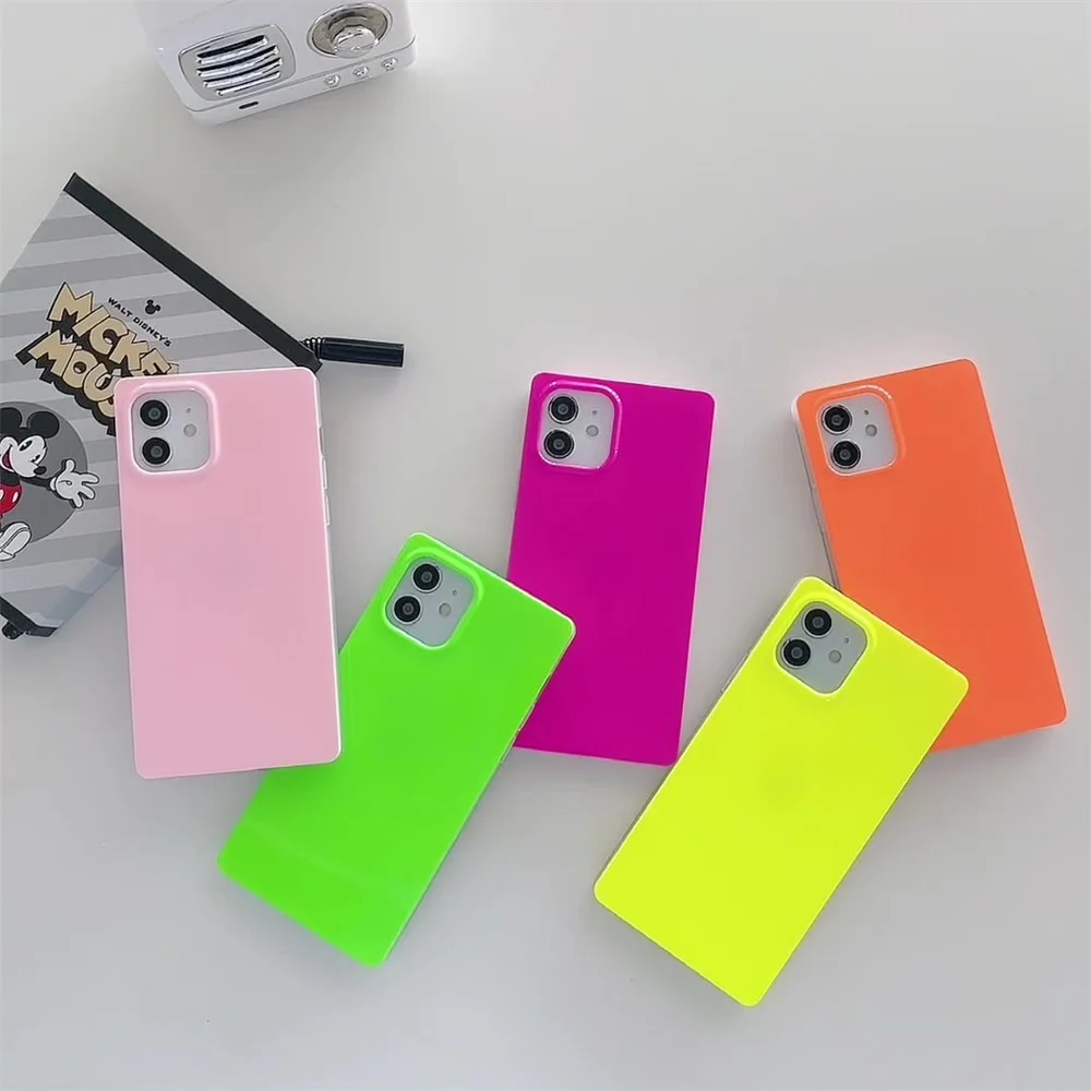 Phone Case For iPhone 13 12 11 Pro X XR XS Max 7 8 Plus SE 2 Mini Luxury Square Design Candy Colors Soft TPU For iPhone 11 Cover
Phone Case For iPhone 13 12 11 Pro X XR XS Max 7 8 Plus SE 2 Mini Luxury Square Design Candy Colors Soft TPU For iPhone 11 Cover