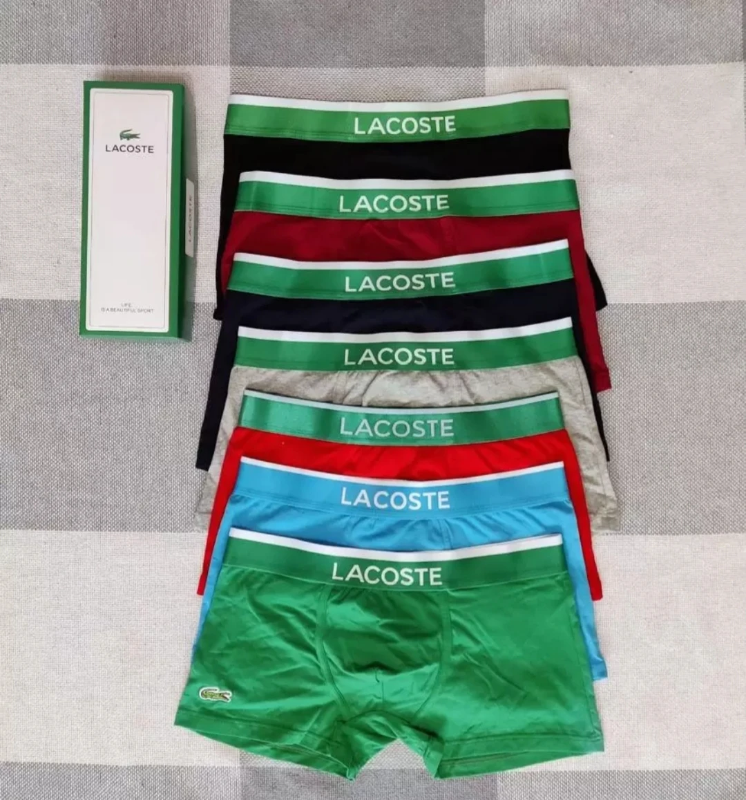 Трусы боксеры Lacoste разные цвета | Мужская одежда