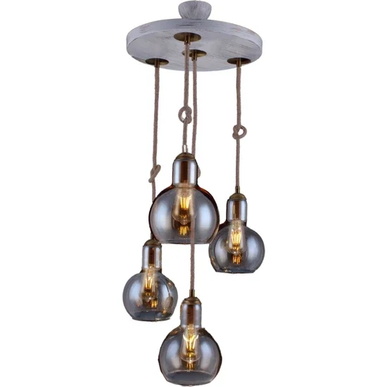 Люстра из 4 частей, белая
Люстра из 4 частей, белая