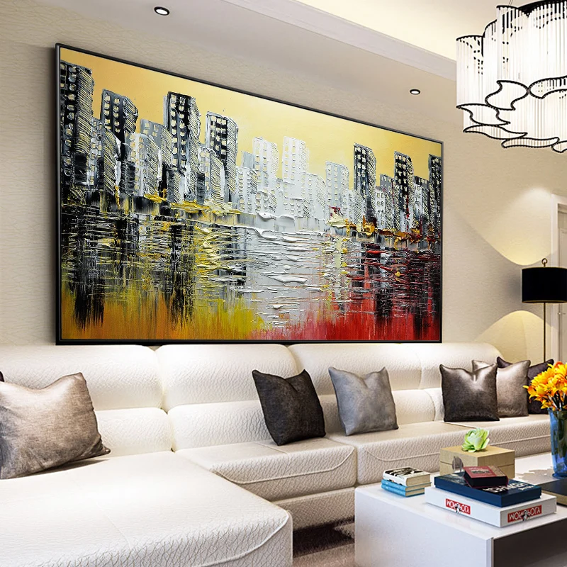 Canvas PaintingLiving Room Sofa Wall Decoration Modern City Background 36X80Inch(90X200CM)
Canvas PaintingLiving Room Sofa Wall Decoration Modern City Background 36X80Inch(90X200CM)