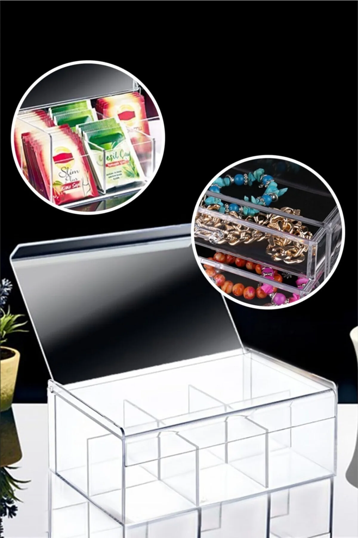 Tea Box 6 Compartment Lid Bag Herbal Tea Storage Box Jewelry Box Free Shipping Worldwide
Tea Box 6 Compartment Lid Bag Herbal Tea Storage Box Jewelry Box Free Shipping Worldwide