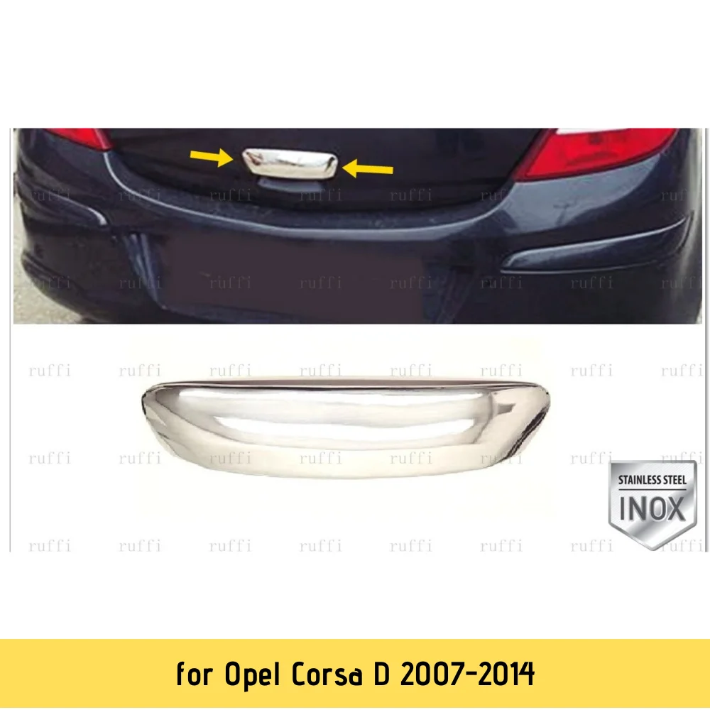 Хромированная крышка багажной ручки, отделка, аксессуары для Opel Corsa D 2007-2014 Нержавеющая сталь Inox Preimum, автомобильные детали
Хромированная крышка багажной ручки, отделка, аксессуары для Opel Corsa D 2007-2014 Нержавеющая сталь Inox Preimum, автомобильные детали