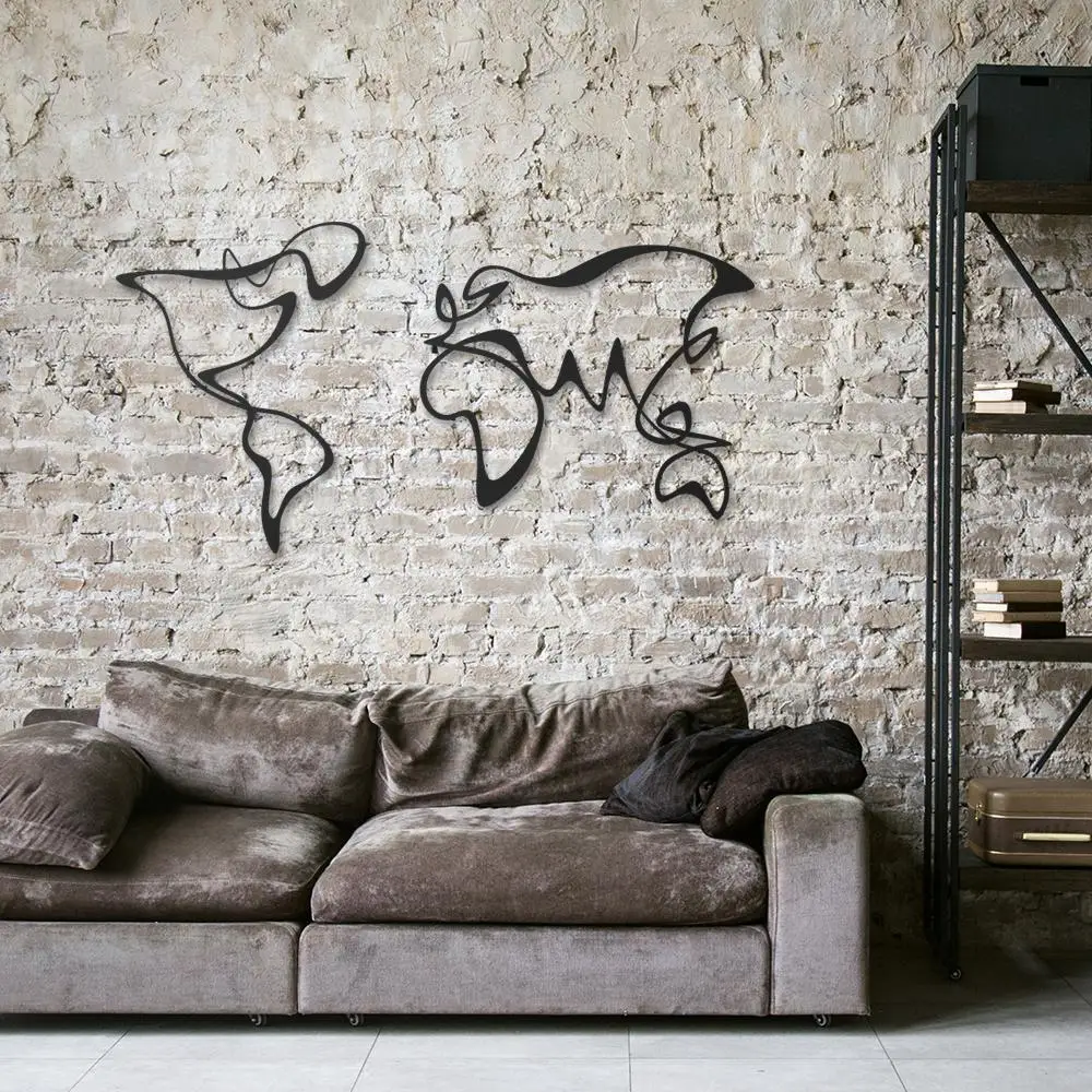 Verden World Map Minimal Metal wall decor and art, Elegant Metal Design Decor, office bedroom Living Room wall decor
Verden World Map Minimal Metal wall decor and art, Elegant Metal Design Decor, office bedroom Living Room wall decor