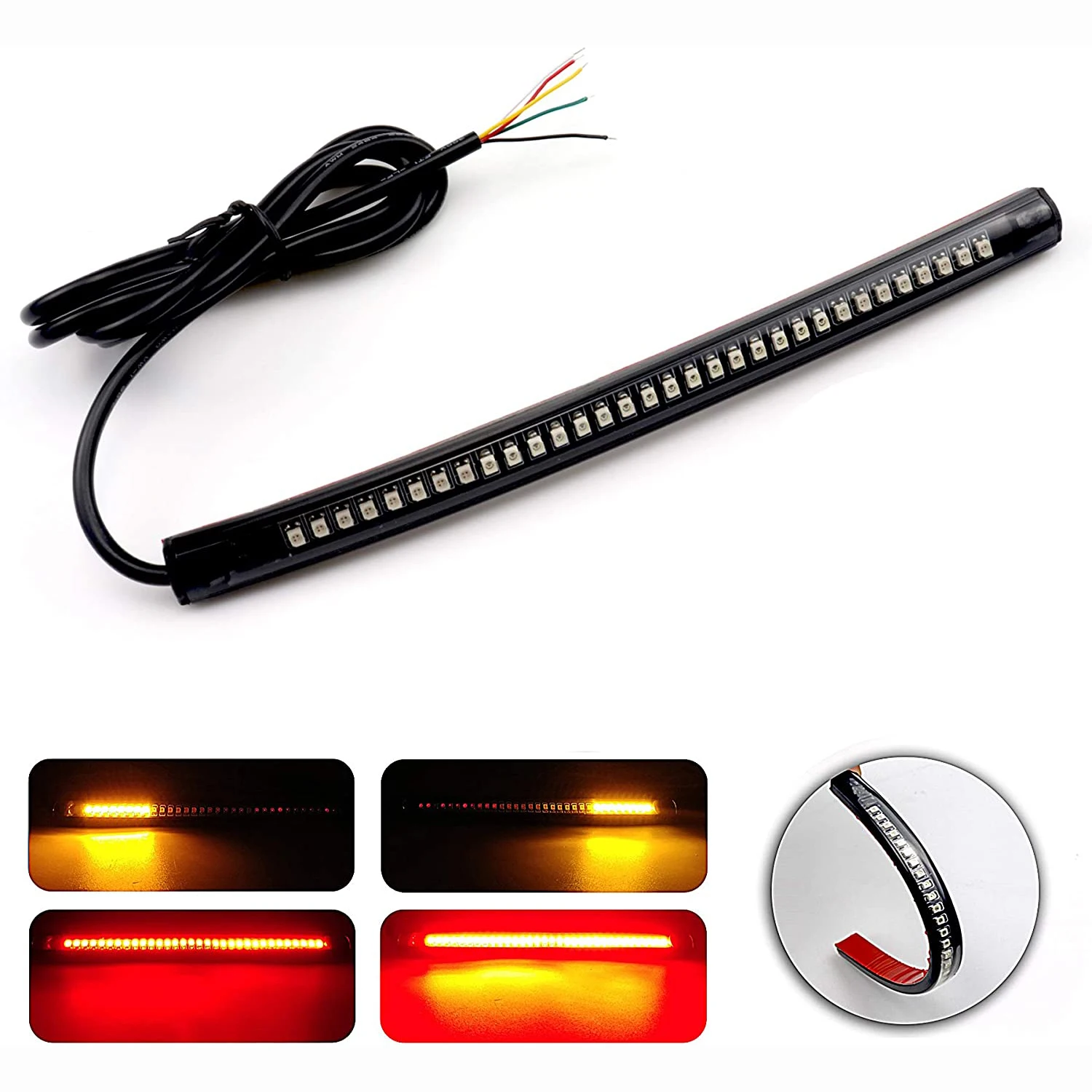 Waterproof Super Bright Flexible Strip Light Decoration 48 LED Light Signal Light Universal For Auto Car Motorcycle Truck
Waterproof Super Bright Flexible Strip Light Decoration 48 LED Light Signal Light Universal For Auto Car Motorcycle Truck