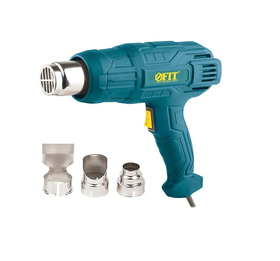 FIT Фен технический 2000 Вт 350/500 °c 300/550 л/мин | Инструменты