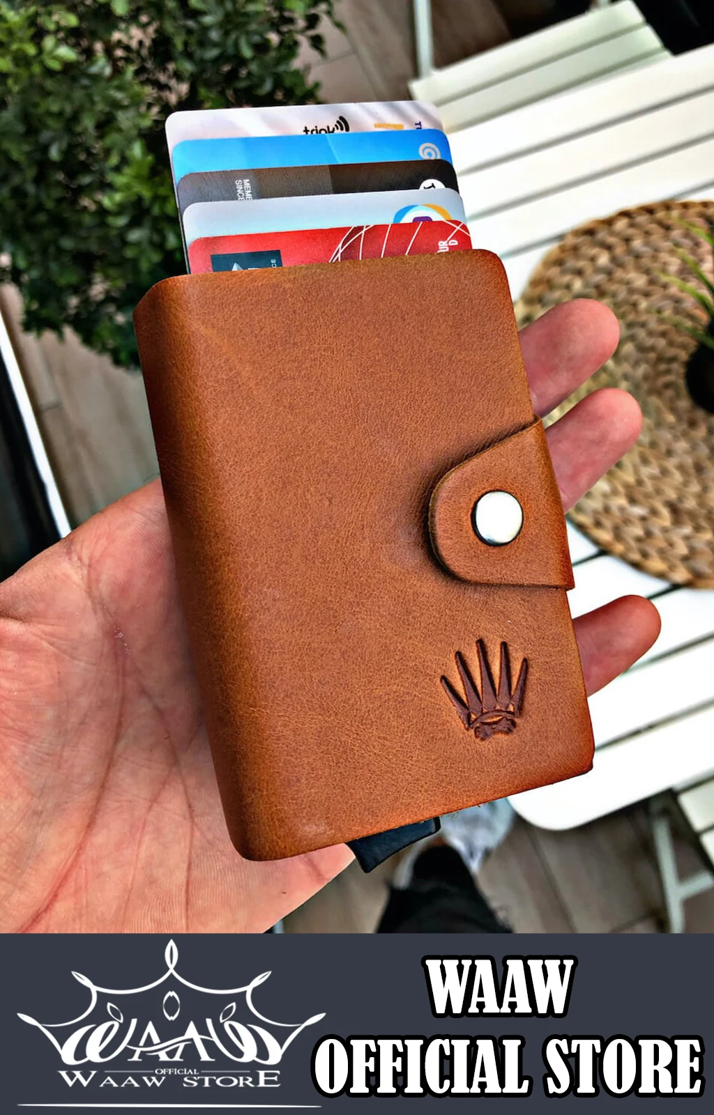 Waaw A1030 smart mechanism genuine leather wallet RFID Technology 4 color options nisex 1st class workmanship best selling 10x6
Waaw A1030 smart mechanism genuine leather wallet RFID Technology 4 color options nisex 1st class workmanship best selling 10x6