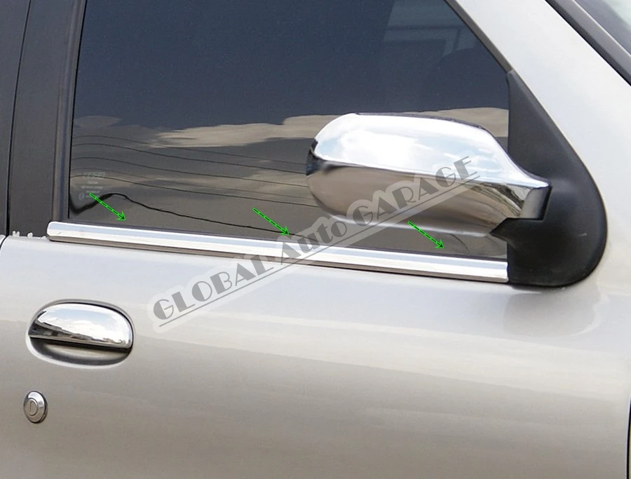 For Fiat Siena 1995-2004 4 Pieces Chrome Window Moulding Window Frame Framework Auto Accessory Diffüser Spilitter Car-styling
For Fiat Siena 1995-2004 4 Pieces Chrome Window Moulding Window Frame Framework Auto Accessory Diffüser Spilitter Car-styling