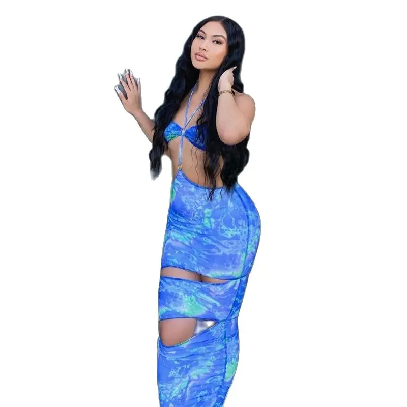 2021 tie-dye mesh perspective ladies sexy summer 2021 tight sexy beach sleeveless slim elegant club party dress
2021 tie-dye mesh perspective ladies sexy summer 2021 tight sexy beach sleeveless slim elegant club party dress