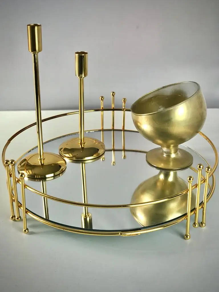 Storage Tray Gold Rounded Circle Luxury Glass Metal Mirror Makeup Organizer Cake Plate Jewelry Display Home Wedding Decor Large
Storage Tray Gold Rounded Circle Luxury Glass Metal Mirror Makeup Organizer Cake Plate Jewelry Display Home Wedding Decor Large