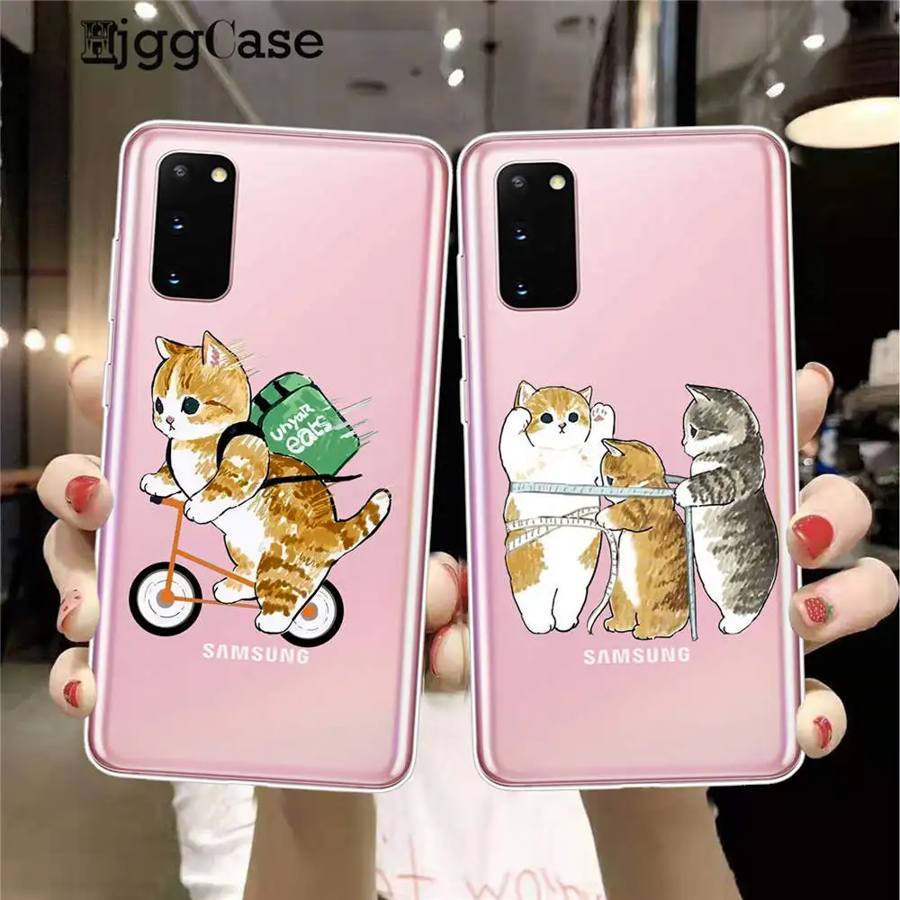 Funny Cartoon Cat Phone Case For Samsung S21 S8 S9 S10 S20 Plus FE Note 10 20 Ultra Lite Cute Animal Pattern Clear Soft Cover
Funny Cartoon Cat Phone Case For Samsung S21 S8 S9 S10 S20 Plus FE Note 10 20 Ultra Lite Cute Animal Pattern Clear Soft Cover