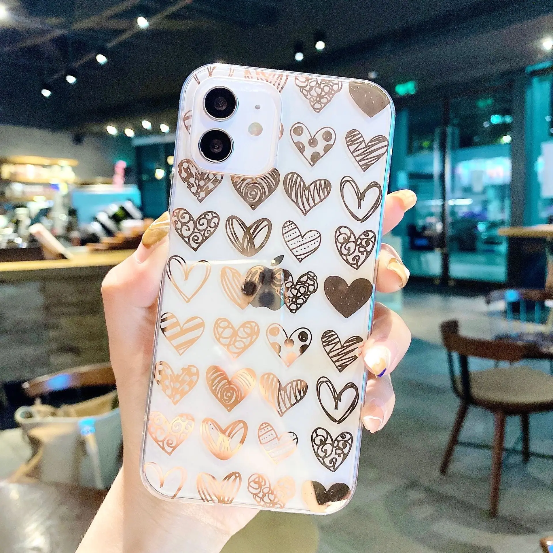 Gradient Laser Love Heart Clear Phone Case For iPhone 13 12 11 Pro Max X XS XR 7 8 Plus Shockproof Bumper Shining Back Cover
Gradient Laser Love Heart Clear Phone Case For iPhone 13 12 11 Pro Max X XS XR 7 8 Plus Shockproof Bumper Shining Back Cover