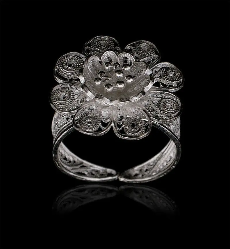

Женское серебряное Филигранное кольцо, инкрустированное Mardin, ассирийское турецкое специальное кольцо, регулируемая ширина пальца, женское Ювелирное Украшение