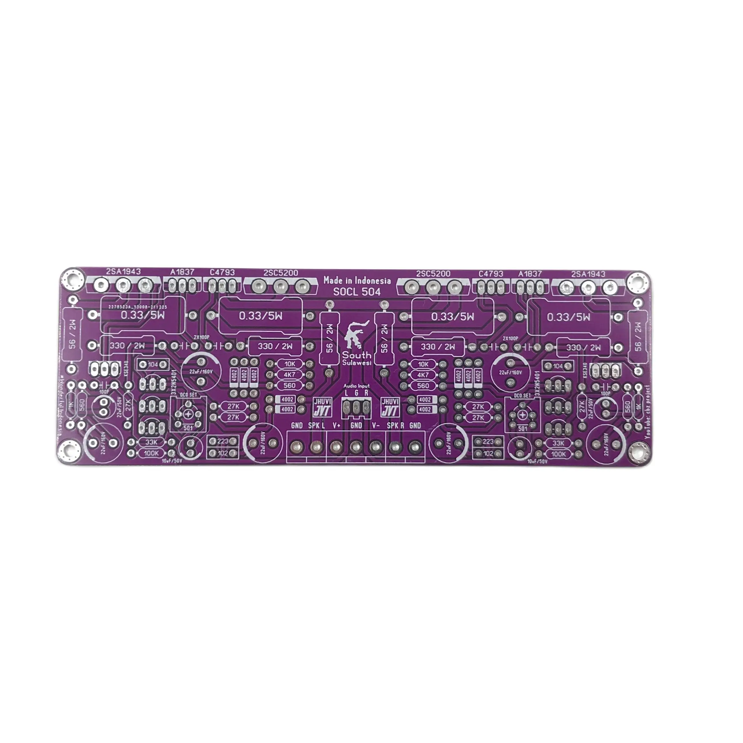 Усилитель мощности Stero Channel SOCL 504, печатная плата PCB, звуковой усилитель для музыкальной системы NJW21193 NJW21194, транзистор
Усилитель мощности Stero Channel SOCL 504, печатная плата PCB, звуковой усилитель для музыкальной системы NJW21193 NJW21194, транзистор