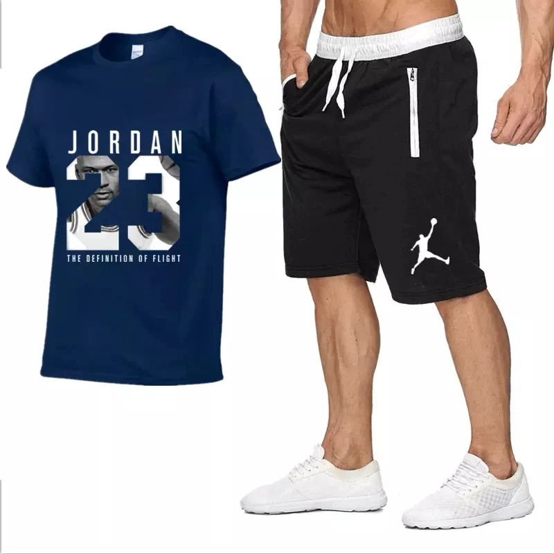Men's Summer T-Shirt Set, 2 Sportswear, Basketball Set, Fitness, Printed Short Sleeve, Free Delivery in 2021
Men's Summer T-Shirt Set, 2 Sportswear, Basketball Set, Fitness, Printed Short Sleeve, Free Delivery in 2021
