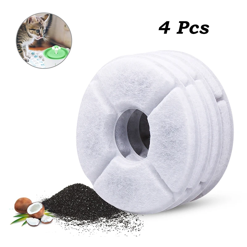 4 Pcs Pet Replacement Activated Carbon Filter Pad Water Fountain Cotton Carbon Filter Improve Water Quality For Dog Cat feeder
4 Pcs Pet Replacement Activated Carbon Filter Pad Water Fountain Cotton Carbon Filter Improve Water Quality For Dog Cat feeder