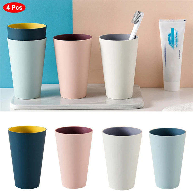 4PCS Mouthwash Cup Home Simple Toothbrushing Cup Plastic Bathroom Mouthwash Tank Home Couple Mouthwash Cup Washing Tools
4PCS Mouthwash Cup Home Simple Toothbrushing Cup Plastic Bathroom Mouthwash Tank Home Couple Mouthwash Cup Washing Tools