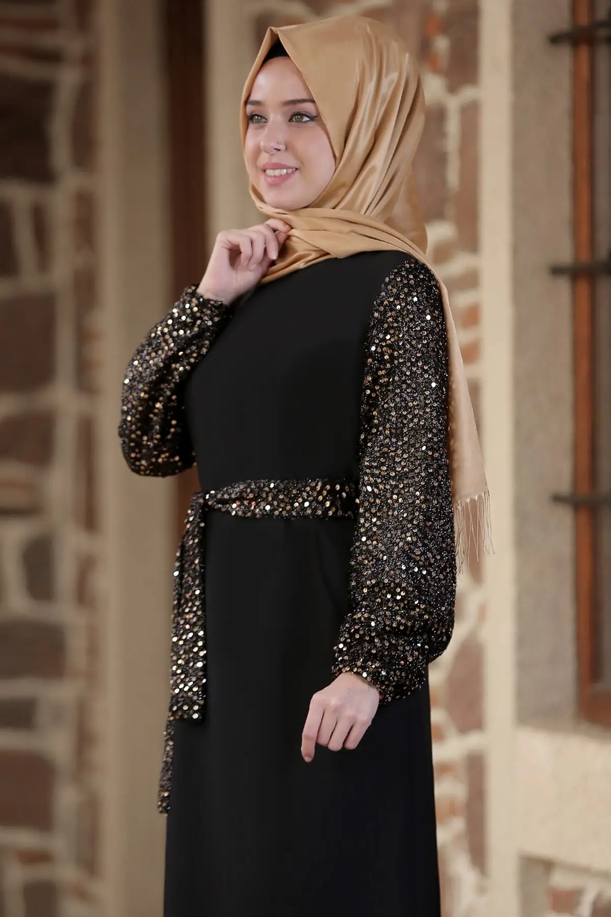 Black Navy Stone Sleeve Dress Abaya Dubai Turkey Muslim Fashion Hijab Dress Islamic African Dress For Women Muslim Islamic New
Black Navy Stone Sleeve Dress Abaya Dubai Turkey Muslim Fashion Hijab Dress Islamic African Dress For Women Muslim Islamic New