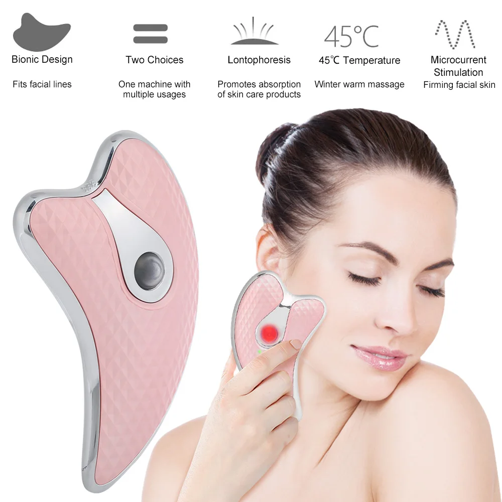 Face Neck Guasha Massager Face Wrinkle Removal Device Body Slimming Massager Electirc Facial Skin Beauty Care Scraping Tool
Face Neck Guasha Massager Face Wrinkle Removal Device Body Slimming Massager Electirc Facial Skin Beauty Care Scraping Tool