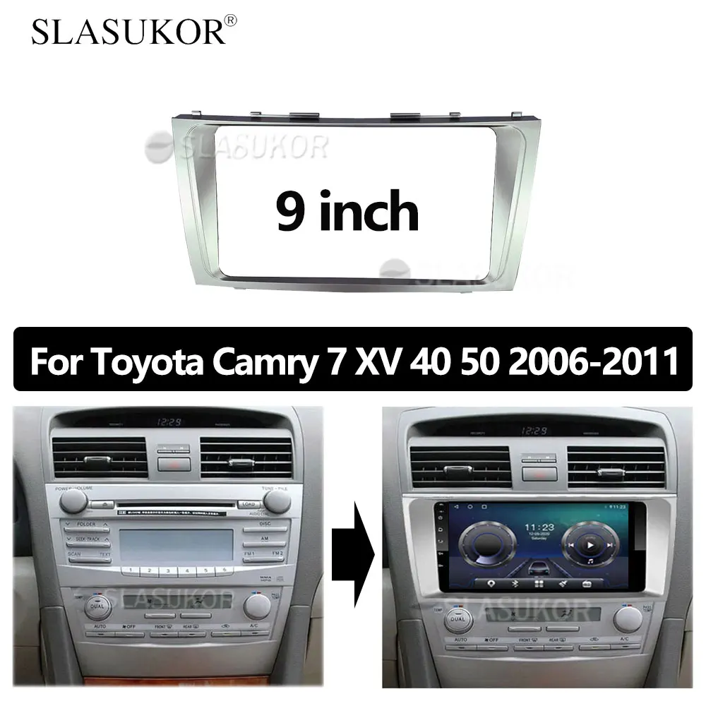 Автомобильный мультимедийный проигрыватель для Toyota Camry 7 XV 40 50 2006-2011, 9 дюймов
Автомобильный мультимедийный проигрыватель для Toyota Camry 7 XV 40 50 2006-2011, 9 дюймов