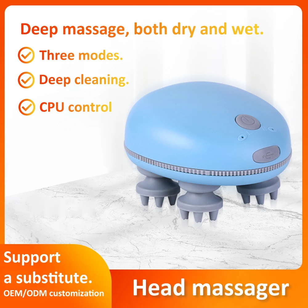 Electric Head Massager Scalp Masaje hair lossre lieve cabeza health care massage body massageador relax saude relieve fatigue
Electric Head Massager Scalp Masaje hair lossre lieve cabeza health care massage body massageador relax saude relieve fatigue