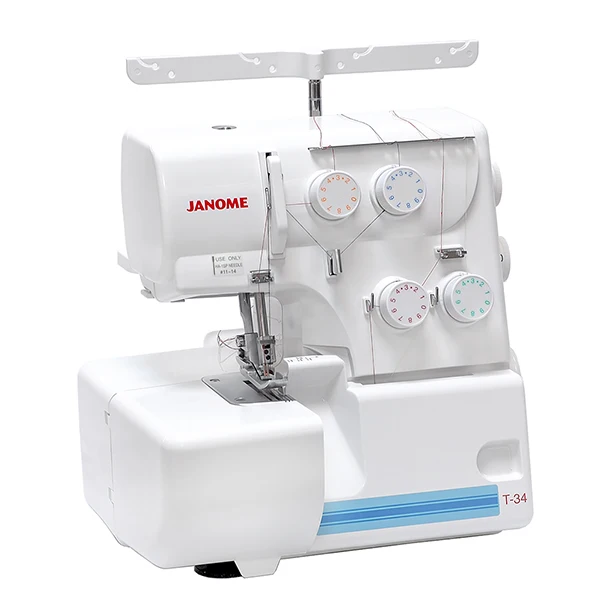 4-x (3-x) - ниточный оверлок Janome T-34 | Дом и сад
