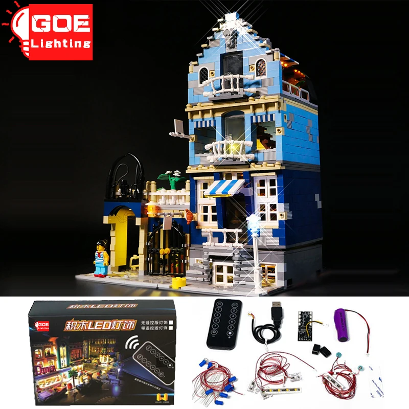 GOELIGHTING Brand LED Light Up Kit For Lego 10190 For European Market Shopping City Street View Lamp Set Toys(Only Light Group)
GOELIGHTING Brand LED Light Up Kit For Lego 10190 For European Market Shopping City Street View Lamp Set Toys(Only Light Group)