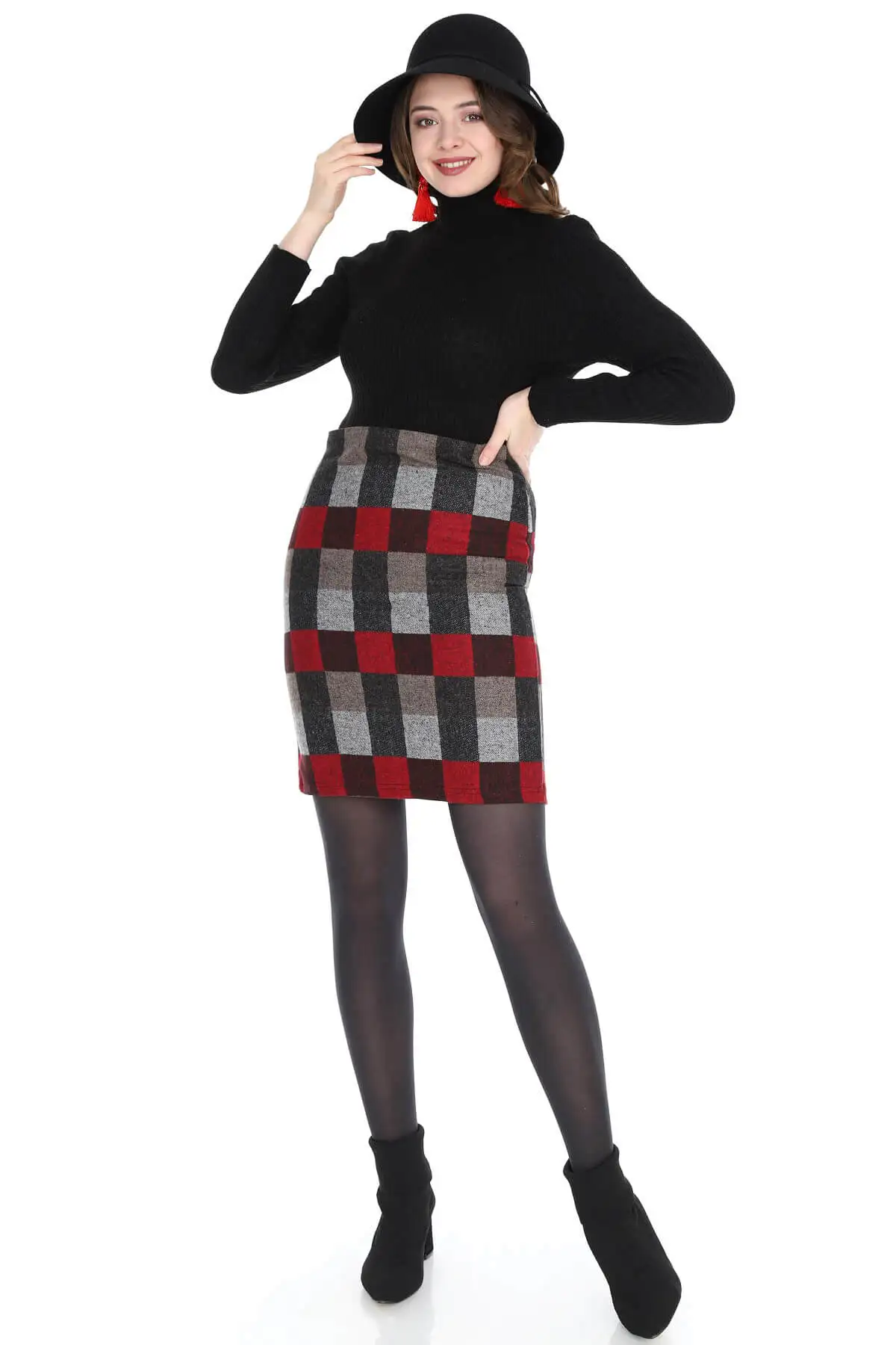2021 Women Skirt Woven Stamp Plaid Khaki Burgundy Casual Wear Clothing New Collection
2021 Women Skirt Woven Stamp Plaid Khaki Burgundy Casual Wear Clothing New Collection
