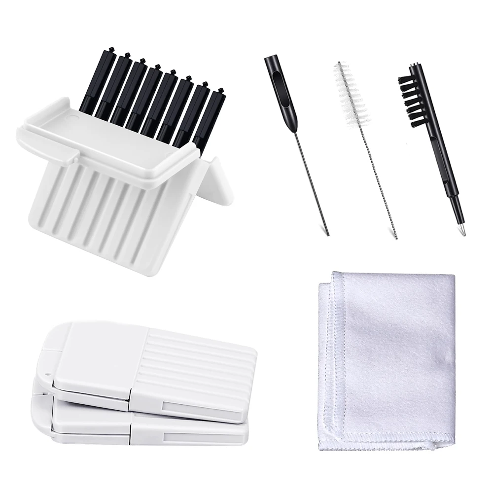 Hearing Aid Cleaning Tools Cerumen Earwax Filters Cleaning Brush with Wax Loop and Battery Magnet Vent Cleaner Cloth Kit
Hearing Aid Cleaning Tools Cerumen Earwax Filters Cleaning Brush with Wax Loop and Battery Magnet Vent Cleaner Cloth Kit