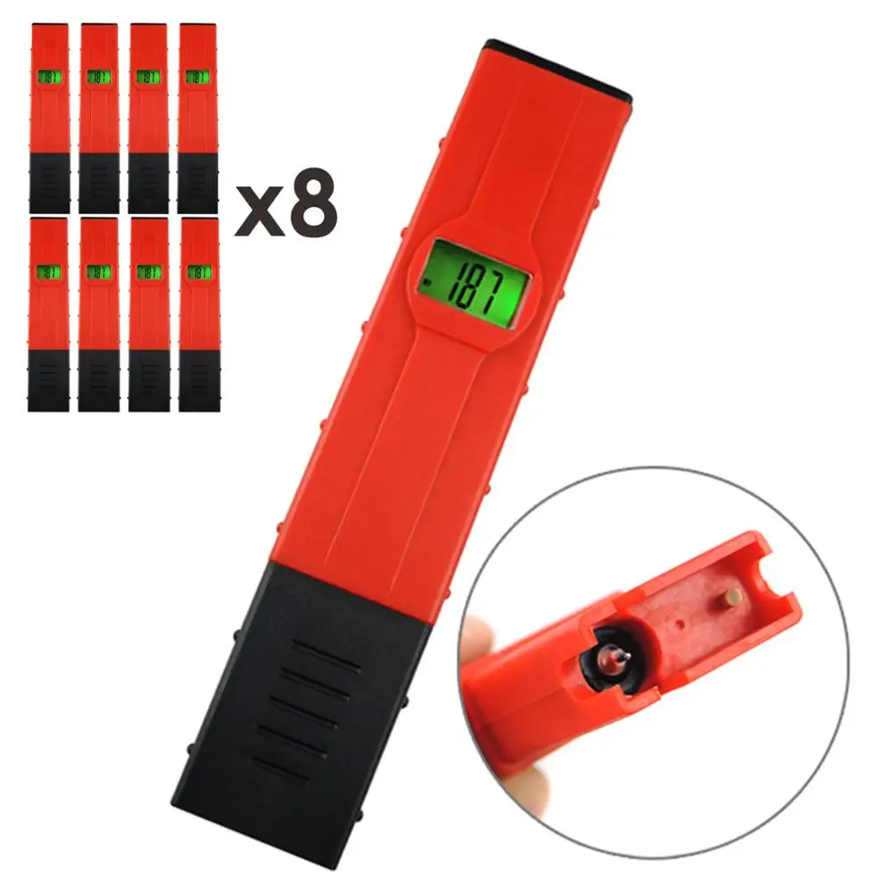 8 x pieces Digital ORP Redox Meter -1999mV~1999mV Oxidation Reduction Potential Pentype ORP Tester Water Treatment Pool Aquarium 
8 x pieces Digital ORP Redox Meter -1999mV~1999mV Oxidation Reduction Potential Pentype ORP Tester Water Treatment Pool Aquarium