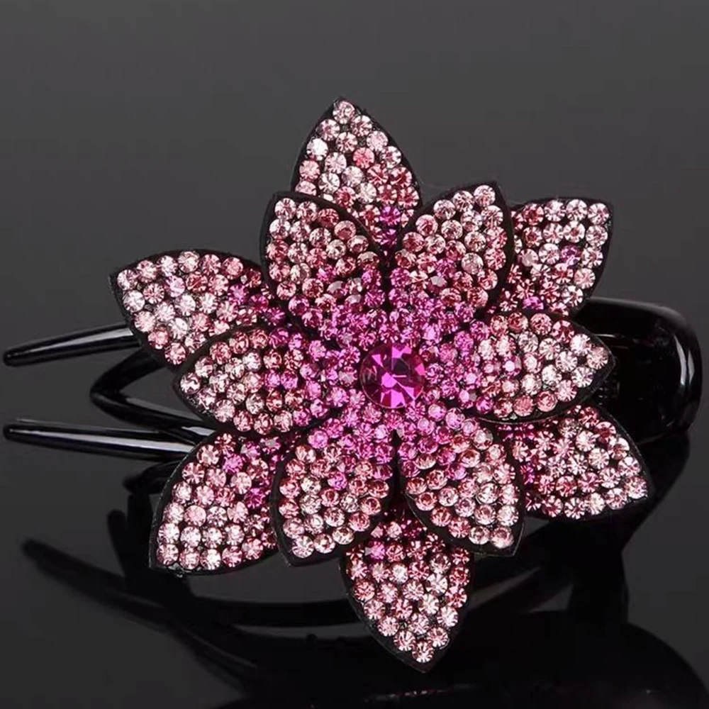 Rhinestone Flower Duckbill Hair Claws Vintage Hair Clips Hair Accessories For Women Shining Hairpin Headwear
Rhinestone Flower Duckbill Hair Claws Vintage Hair Clips Hair Accessories For Women Shining Hairpin Headwear