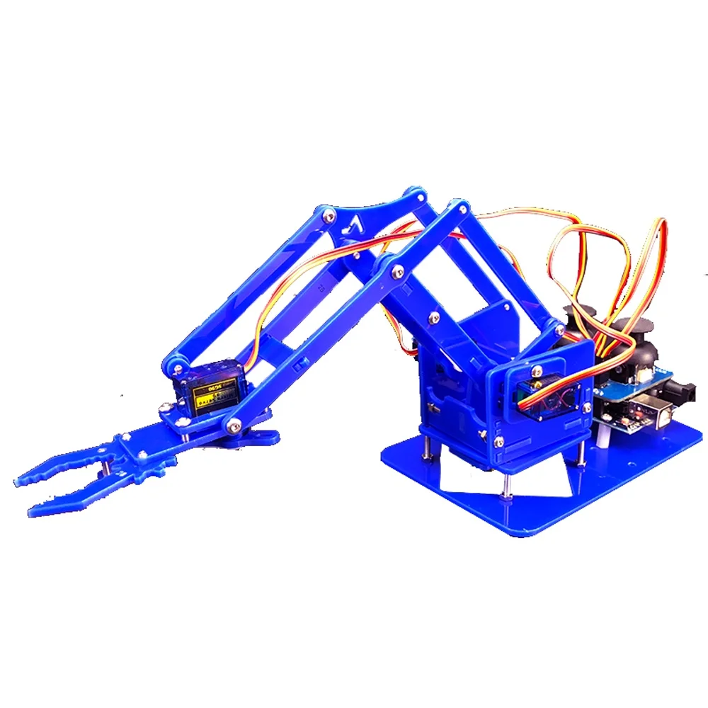 Arduino 4 DOF акриловый Роботизированный ручной Обучающий набор | Электронные