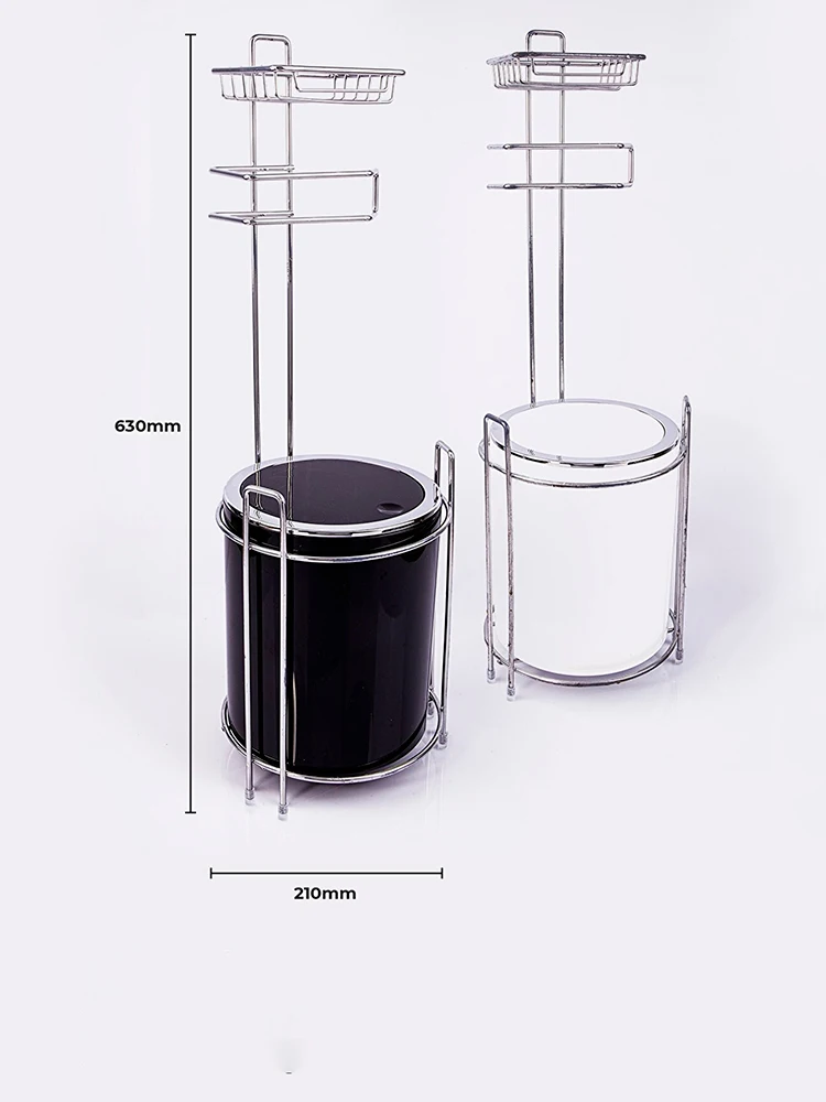 Toilet Paper Holder And Dustbin Stainless Steel Tissue Mobile Phone Purse Bathroom Kitchen Roll Trash Bin House
Toilet Paper Holder And Dustbin Stainless Steel Tissue Mobile Phone Purse Bathroom Kitchen Roll Trash Bin House