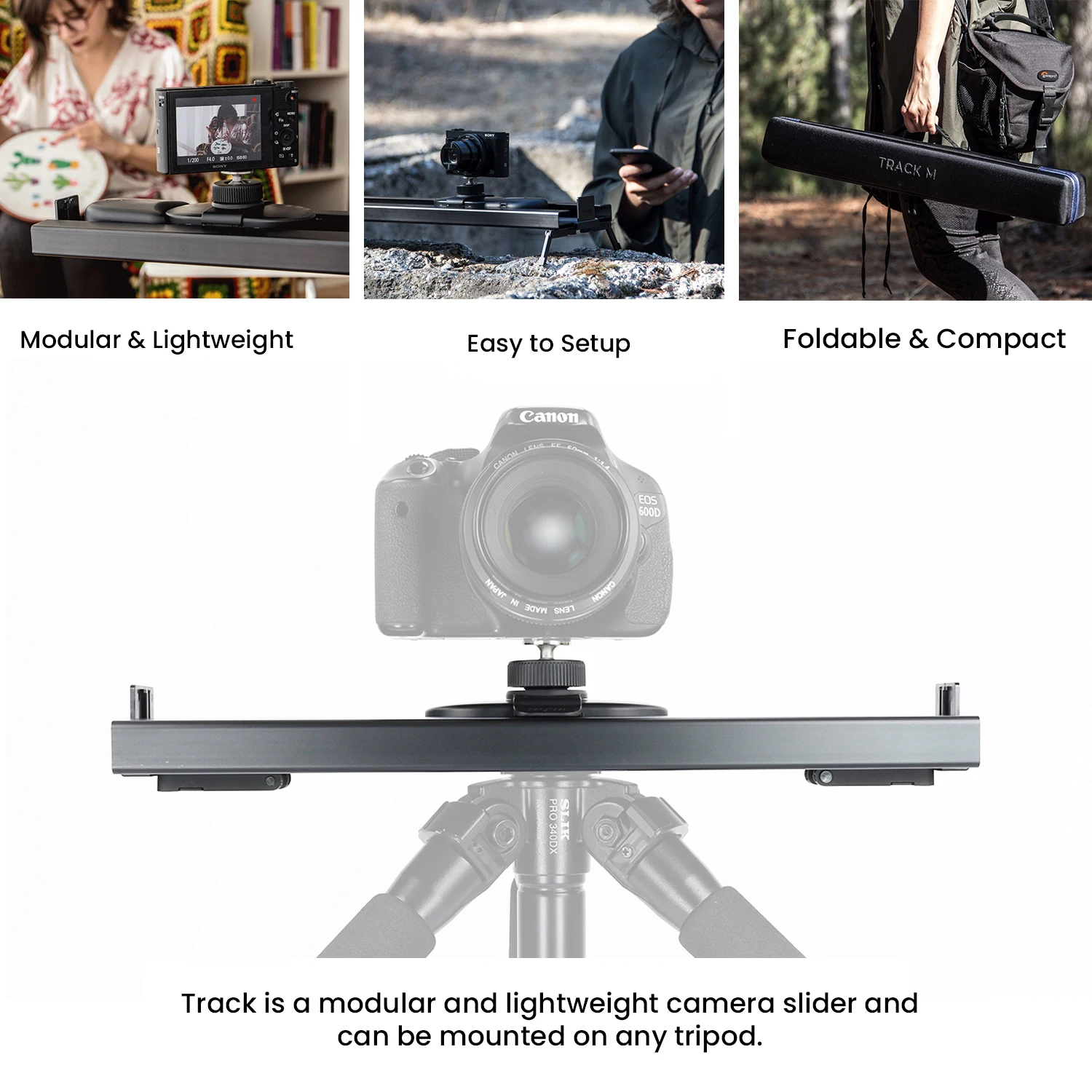 Камера & мобильный телефон Dolly Slider средней длины пакет для видео | Штатив gimbal dslr