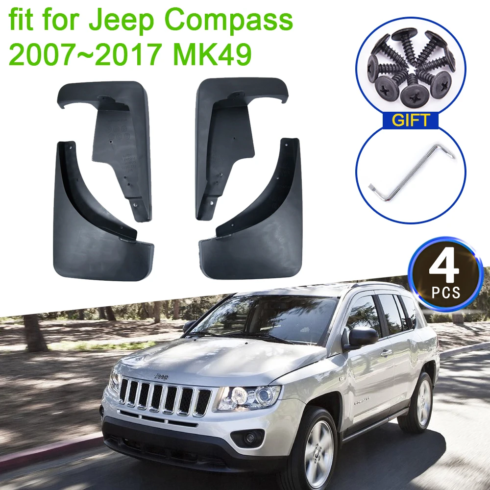 for Jeep Compass 2007~2017 MK49 2011 2012 2013 2014 2015 2016 MudGuards Splash Guards Front Fender Flaps Car Styling Accessories
for Jeep Compass 2007~2017 MK49 2011 2012 2013 2014 2015 2016 MudGuards Splash Guards Front Fender Flaps Car Styling Accessories