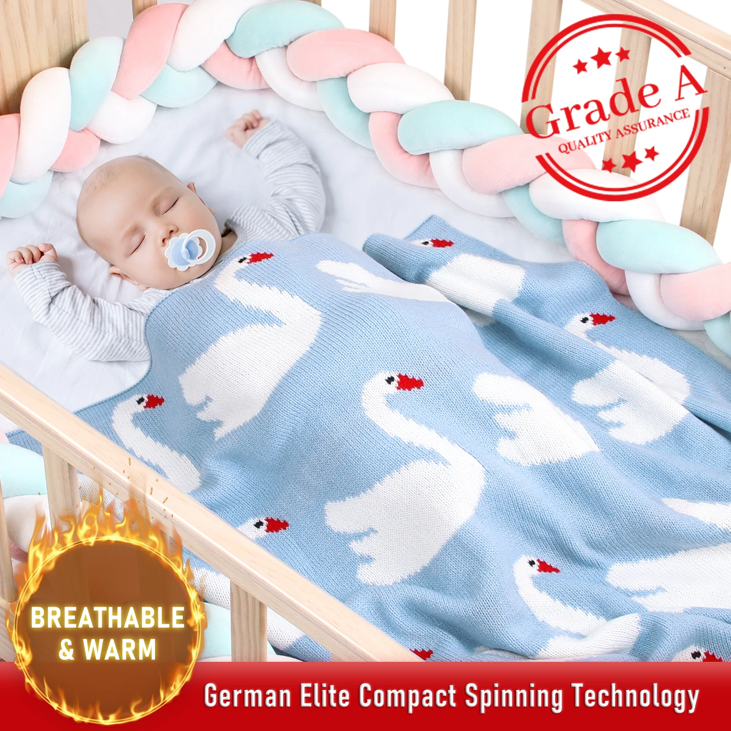 Knitted Blanket Winter Discharge Kit Mother Kids Items for Newborns Baby Room Accessories Breastfeeding Garments Bed Linen
Knitted Blanket Winter Discharge Kit Mother Kids Items for Newborns Baby Room Accessories Breastfeeding Garments Bed Linen