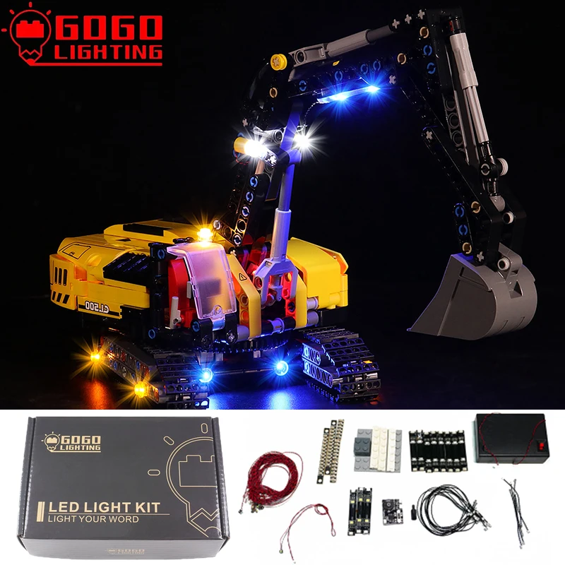 GOGOLIGHT Brand LED Light Up Kit For Lego 42121 For Hydraulic Excavator Engineering Vehicle Blocks Diy Lamp Set Toys(Not Model)
GOGOLIGHT Brand LED Light Up Kit For Lego 42121 For Hydraulic Excavator Engineering Vehicle Blocks Diy Lamp Set Toys(Not Model)