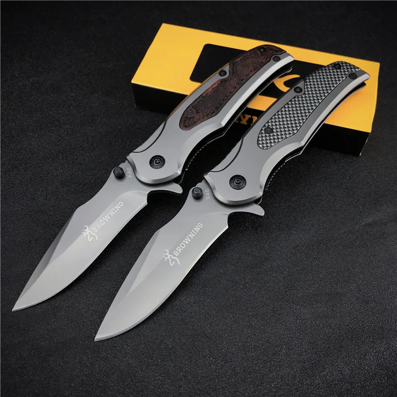 Browning X46 Pocket Folding Knife Tactical Outdoor Survival Combat EDC Hunting Multifunction Knives Self-defense EDC Tools
Browning X46 Pocket Folding Knife Tactical Outdoor Survival Combat EDC Hunting Multifunction Knives Self-defense EDC Tools