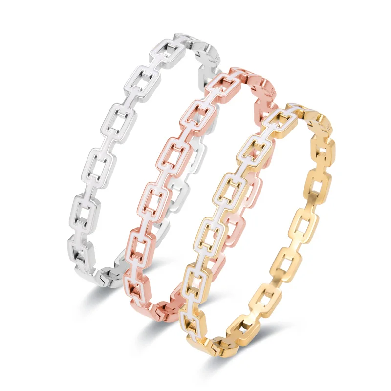 2022 Hot Sale 18K Plated Gold Filled Female Friend Bharms Stainless Steel Bangles Hollowed Out Wedding Bracelets Wholesale
2022 Hot Sale 18K Plated Gold Filled Female Friend Bharms Stainless Steel Bangles Hollowed Out Wedding Bracelets Wholesale