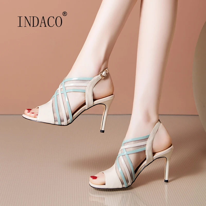 Sandals Women 2021 Blue Summer High Heels Shoes Woman 2021 New Design Leather Sandals 9cm
Sandals Women 2021 Blue Summer High Heels Shoes Woman 2021 New Design Leather Sandals 9cm