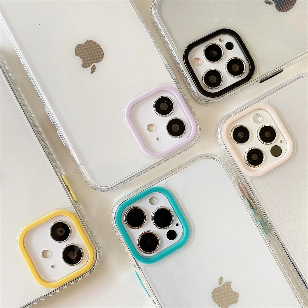 Shockproof Case For iPhone 13 12 11 Pro Max Silicone Bumper Clear TPU Case for iphone XR XS X 7 8 Plus SE Mini Cover Capa
Shockproof Case For iPhone 13 12 11 Pro Max Silicone Bumper Clear TPU Case for iphone XR XS X 7 8 Plus SE Mini Cover Capa