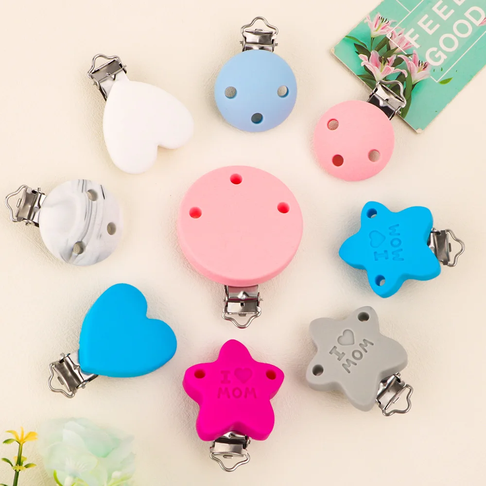 Sunrony 3Pcs Hearts Love Mom Round Silicone Pacifier Clip Food Grade Pacifier Chain DIY Necklace Teethers Baby Care Toys
Sunrony 3Pcs Hearts Love Mom Round Silicone Pacifier Clip Food Grade Pacifier Chain DIY Necklace Teethers Baby Care Toys