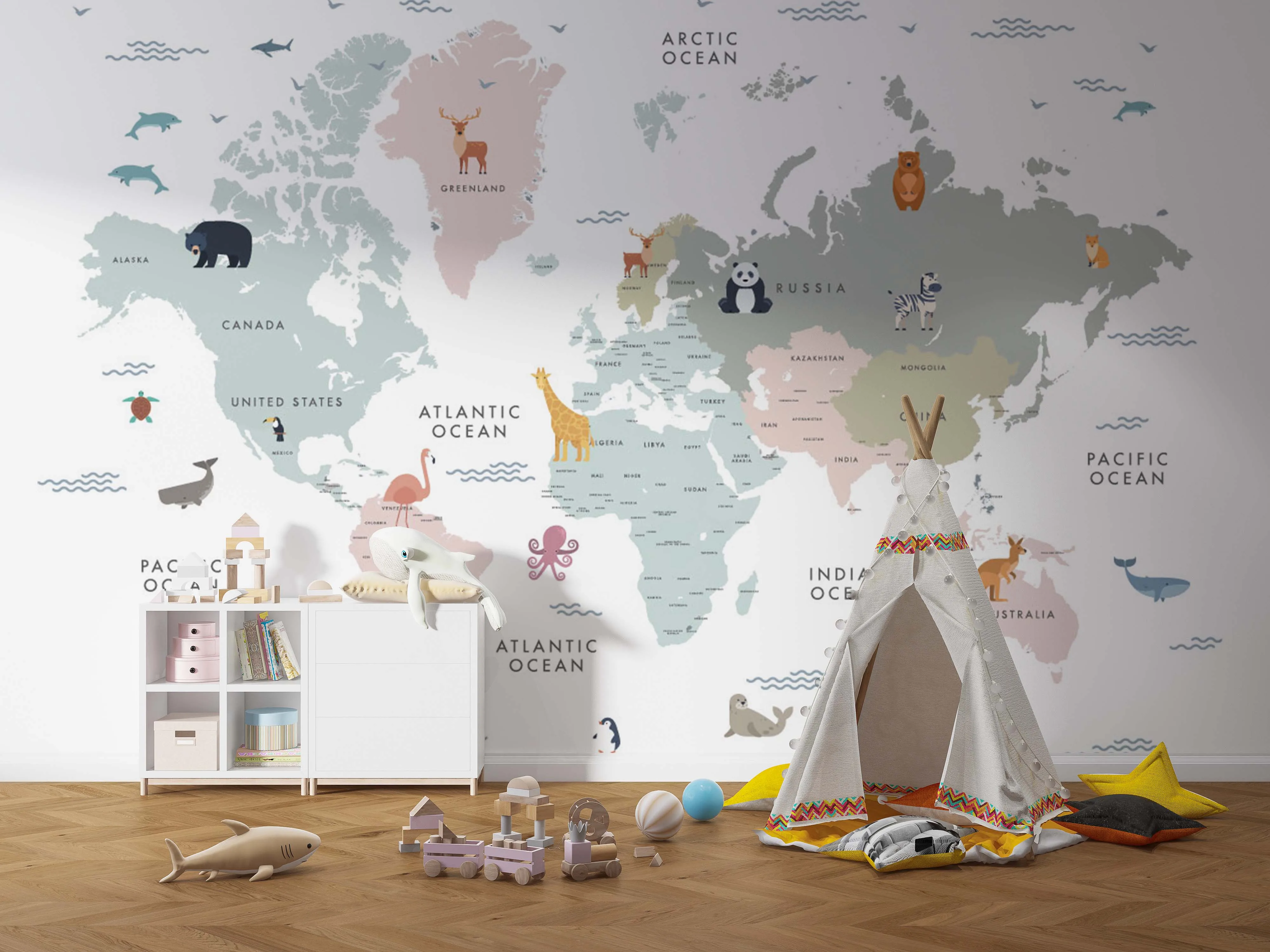 Peel and Stick-Baby Room Decor- Watercolor Nursery Room World Map- Educational Wallpaper- Removable Wallpaper- M0161A
Peel and Stick-Baby Room Decor- Watercolor Nursery Room World Map- Educational Wallpaper- Removable Wallpaper- M0161A