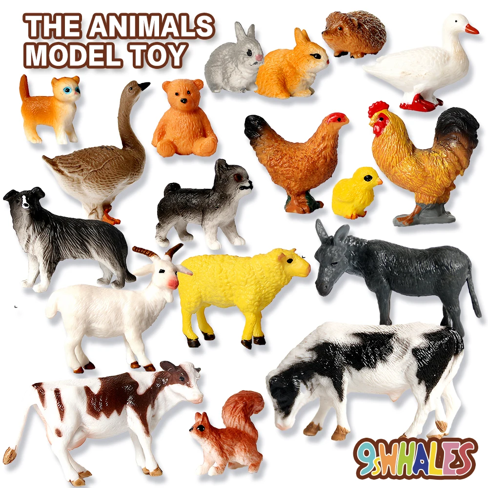 18PCS Realistic Farm Poultry Animals Action Figures Model Educational Fidget Toy Cock Duck Goose Donkey Rabbit Cake Topper Toy
18PCS Realistic Farm Poultry Animals Action Figures Model Educational Fidget Toy Cock Duck Goose Donkey Rabbit Cake Topper Toy