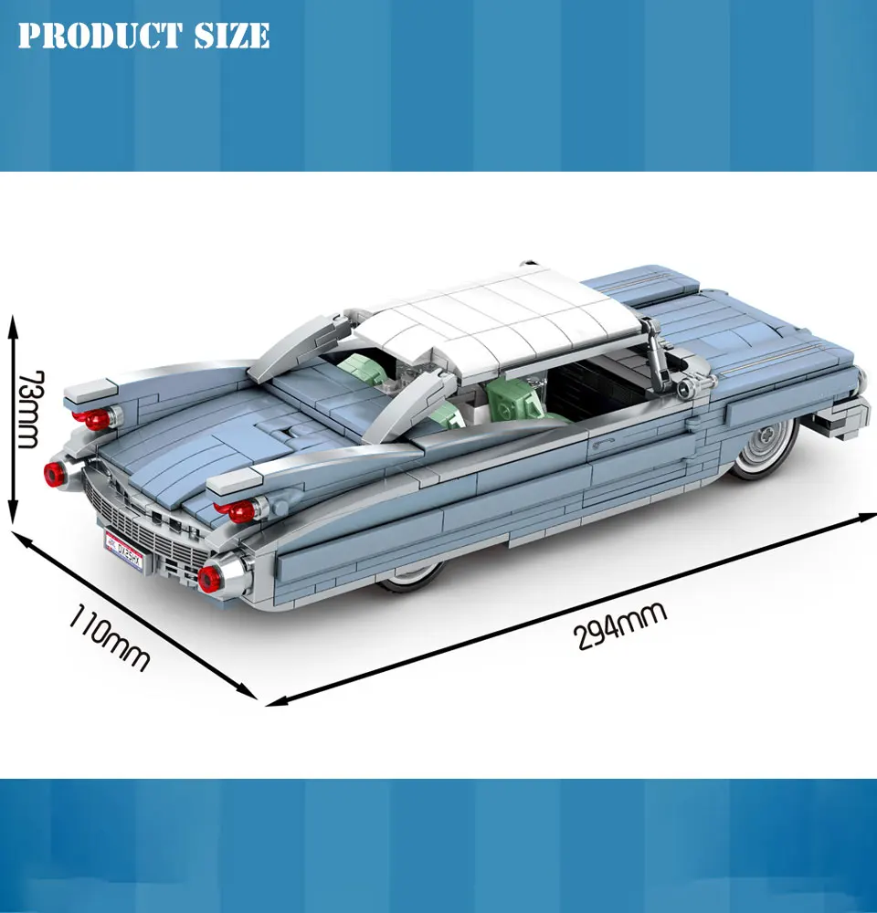 BZDA Creator Technical Retro Car Building Blocks Moc Bricks Classic Cars Toys Car model Christmas Gifts For Kids Toys Boys BZDA Creator Technical Retro Car Building Blocks Moc Bricks Classic Cars Toys Car model Christmas Gifts For Kids Toys Boys