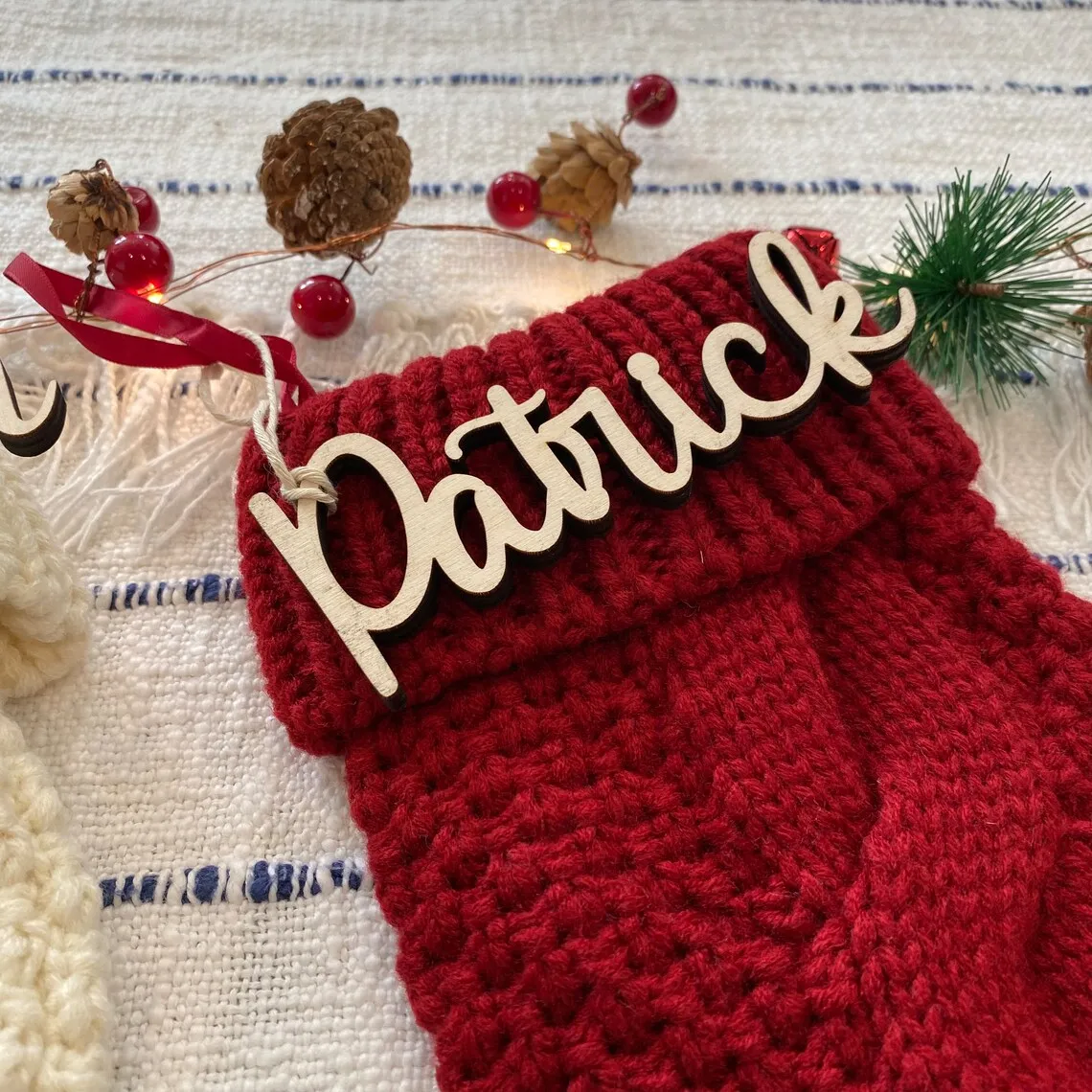 Personalized Names for Christmas stocking, Wooden laser cut name, Stocking Name Tags, Dinner Place card Names, Add to Present
Personalized Names for Christmas stocking, Wooden laser cut name, Stocking Name Tags, Dinner Place card Names, Add to Present