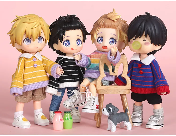 15 colors Obitsu11 clothes striped T-shirt dolls colorblock striped sweater GSC 1/8bjd P9 clothes
15 colors Obitsu11 clothes striped T-shirt dolls colorblock striped sweater GSC 1/8bjd P9 clothes